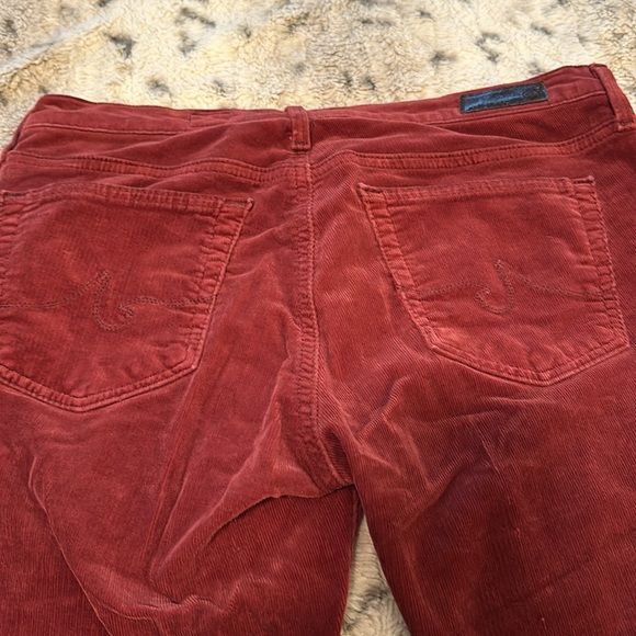 Corduroy Jean, rust color, soft, size 28R by AG - Picture 4 of 5